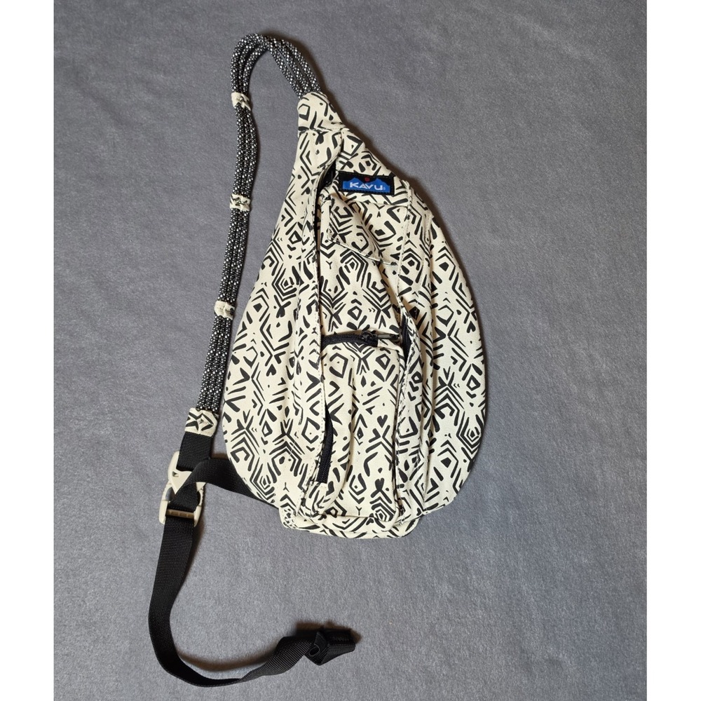 Kavu Mini Rope Bag Surf Eddy Pattern Crossbody Purse